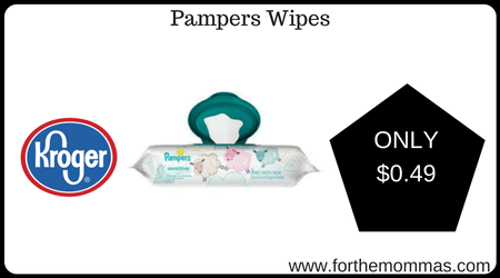 kroger pampers wipes sale