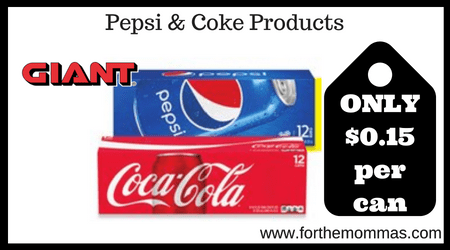 Pepsi & Coke Products