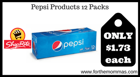 Pepsi Products 12 Packs