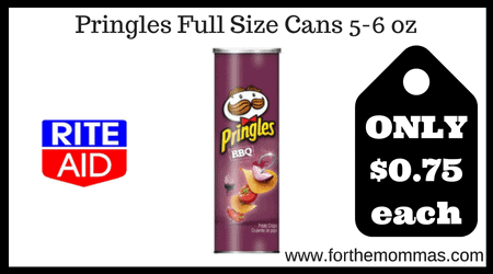 Pringles Full Size Cans