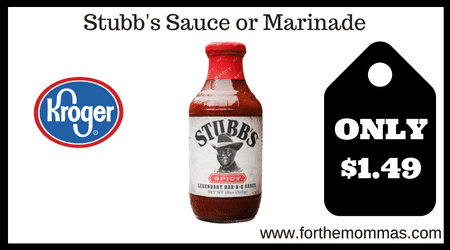 Stubb's Sauce or Marinade