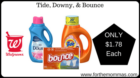 Tide, Downy, & Bounce