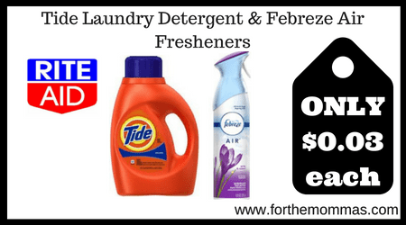 Tide Laundry Detergent & Febreze Air Fresheners 