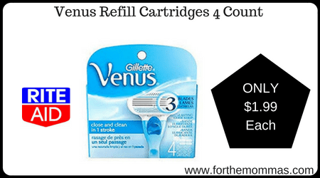 Venus Refill Cartridges 4 Count 