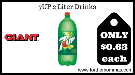 7UP 2 Liter Drinks 