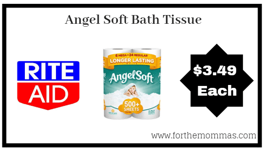 Rite Aid: Angel Soft Bath Tissue ONLY $3.49 Starting 7/22