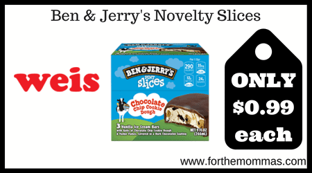 Ben & Jerry's Novelty Slices