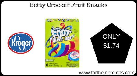 Betty Crocker Fruit Snacks