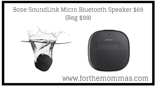 Prime Deal: Bose SoundLink Micro Bluetooth Speaker $69 (Reg $99)