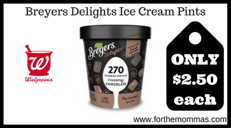 Breyers Delights Ice Cream Pints