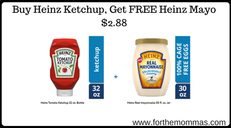 Buy Heinz Ketchup, Get FREE Heinz Mayo
