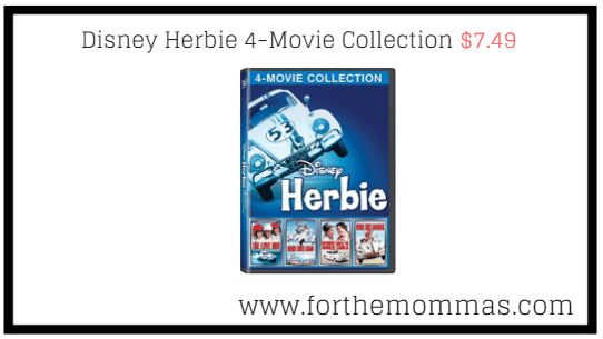 Amazon.com: Disney Herbie 4-Movie Collection Only $7.49