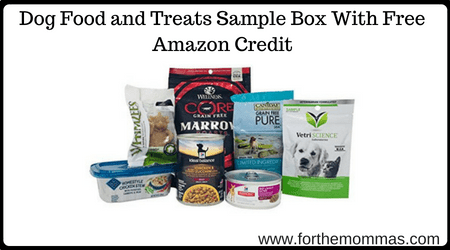 Dog Food and Treats Sample Box With Free Amazon Credit