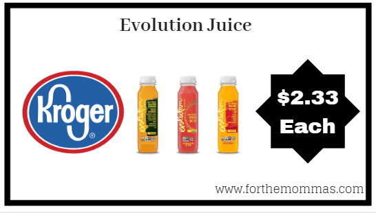 Kroger: Evolution Juice ONLY $2.33 (Reg $3.99)