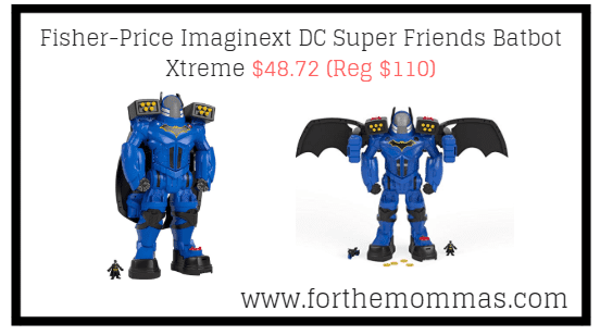Fisher-Price Imaginext DC Super Friends Batbot Xtreme $48.72 (Reg $110) - Amazon Prime Deal