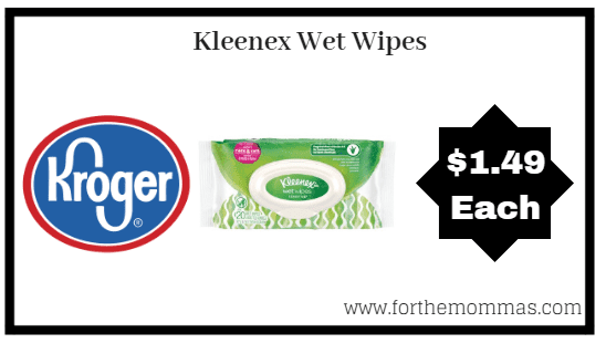 Kroger: Kleenex Wet Wipes ONLY $1.49 (Reg $2.19)
