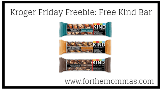 Kroger Friday Freebie: Free Kind Bar