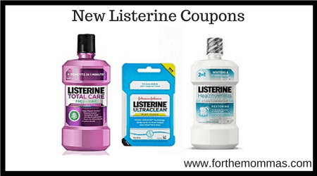 New Listerine Coupons