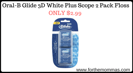 Oral-B Glide 3D White Plus Scope 2 Pack Floss 
