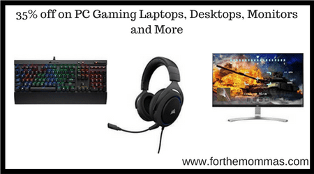 PC Gaming Laptops, Desktops, Monitors and More