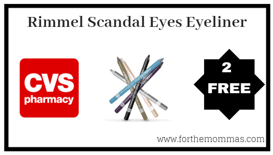 CVS: 2 Free Rimmel Scandal Eyes Eyeliner Starting 7/29