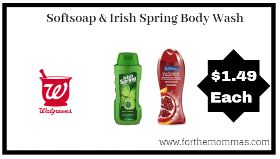 Softsoap & Irish Spring Body Wash
