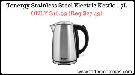 Tenergy Stainless Steel Electric Kettle 1.7L 