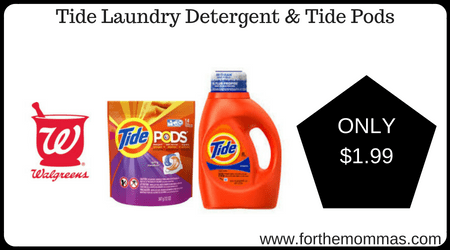 Tide Laundry Detergent & Tide Pods