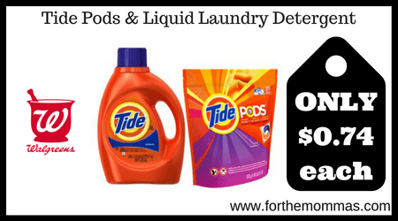 Tide Pods & Liquid Laundry Detergent