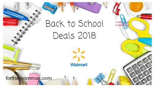 Walmart Back to School Deal 07/29-08/04