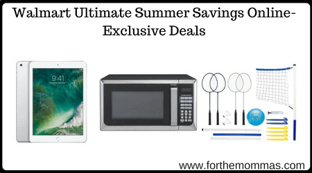 Walmart Ultimate Summer Savings Online-Exclusive Deals 