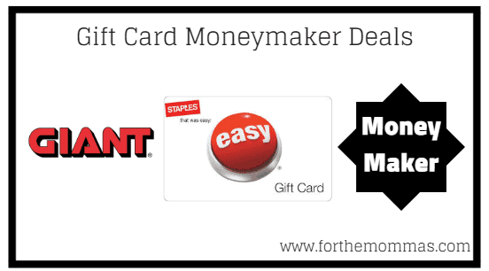 Giant: Gift Card Moneymaker Deals Starting 7/6! {10X Points}