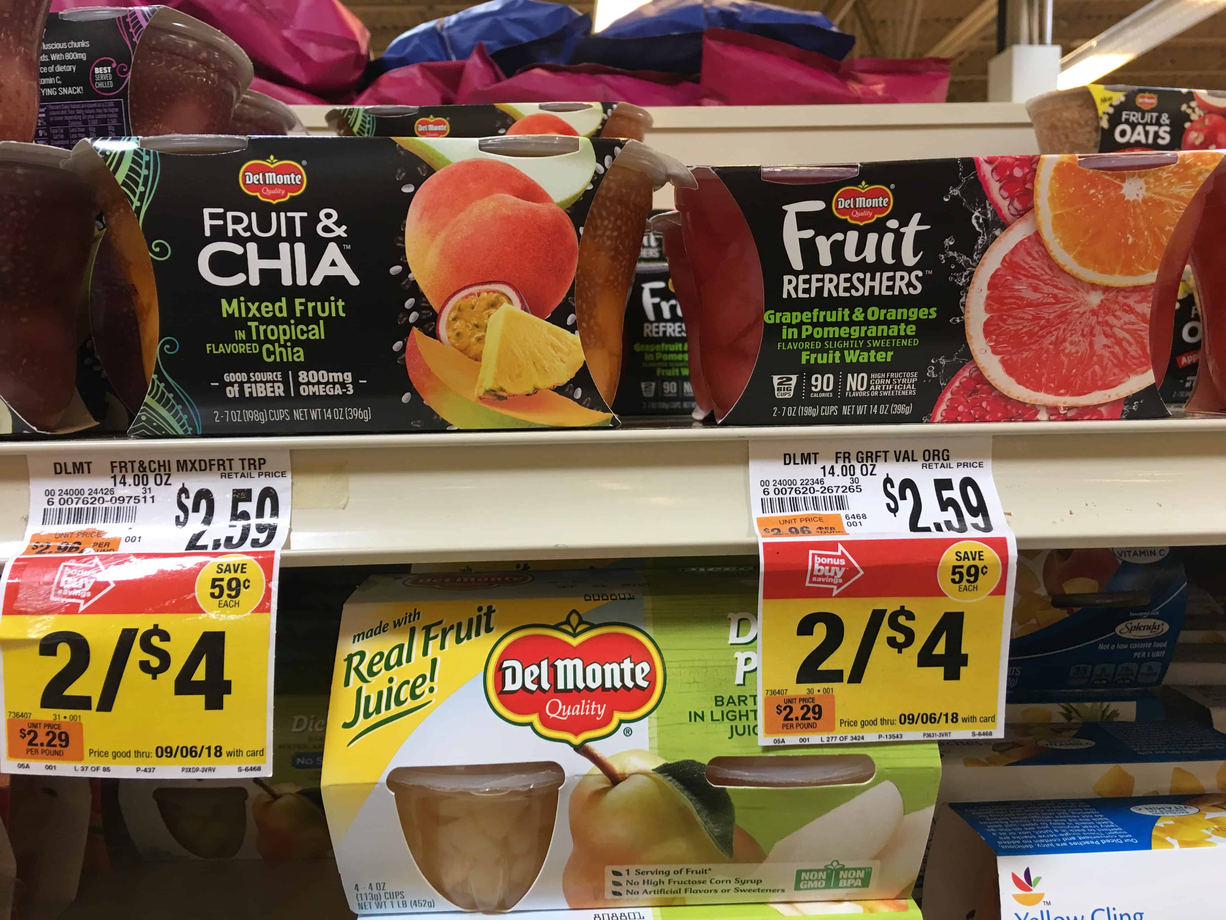 Giant: FREE Del Monte Refreshers & More Thru 9/6!