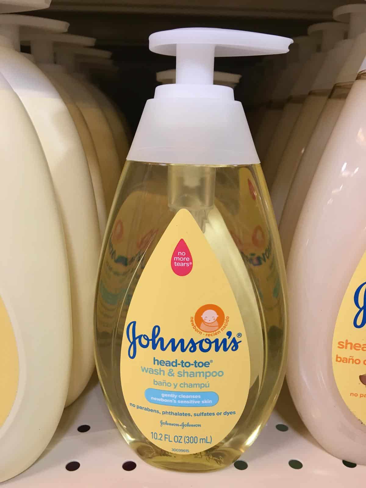 johnson's head to toe wash & shampoo