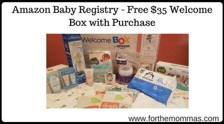 amazon baby registry welcome box $35
