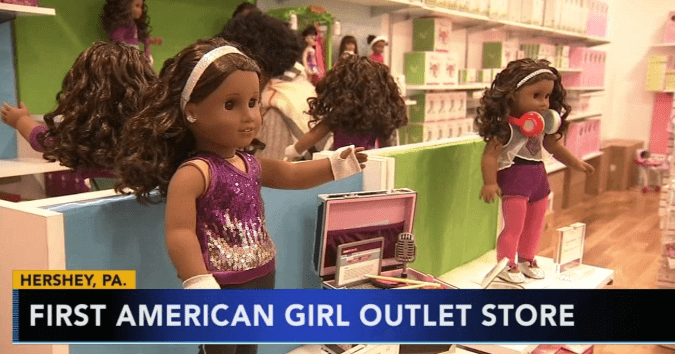 American Girl New Outlet Store in Hershey Pennsylvania