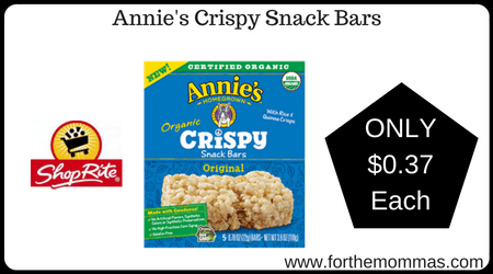  Annie's Crispy Snack Bars 