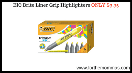 BIC Brite Liner Grip Highlighters 