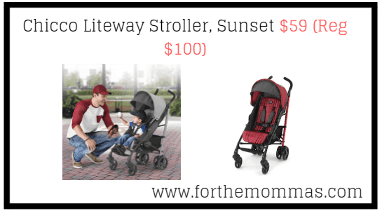 Chicco Liteway Stroller, Sunset $59 (Reg $100)