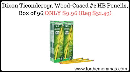 Dixon Ticonderoga Wood-Cased 