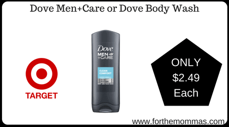 Dove Men+Care or Dove Body Wash