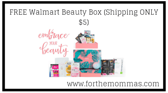 FREE Walmart Beauty Box (Shipping ONLY $5)
