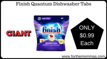 Finish Quantum Dishwasher Tabs