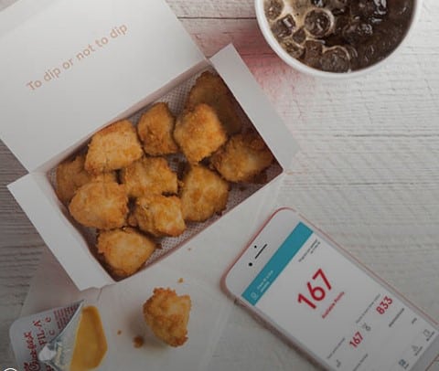 12 piece grilled nuggets chick fil a calories