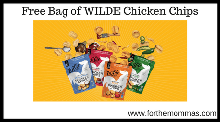 Free Bag of WILDE Chicken Chips