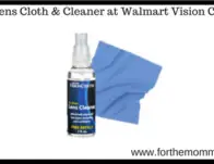 Free Lens Cloth & Cleaner at Walmart Vision Centers