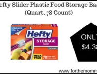 Hefty Slider Plastic Food Storage Bags