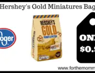 Hershey's Gold Miniatures Bag