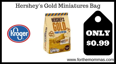 Hershey's Gold Miniatures Bag