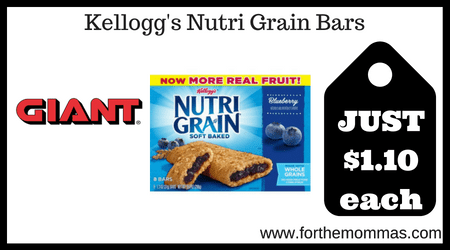 Kellogg's Nutri Grain Bars
